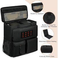 Desktop Tower Large Carrying Case PC Travel Case Backpack for Desktop Computer Portable Tower Bag with Adjustable Straps
