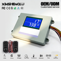 XSL OEM ODM DC 12V 5A 60W Capteur tactile à quatre boutons pour interrupteur, mémoire CCT, dégivreur, affichage de l'heure et de la température pour appareils intelligents