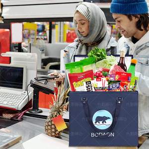 Anpassbare Werbe mode Mittagessen Bier kühler Taschen Wärmedämmung - Product Image 3