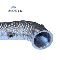 Tuyau d'échappement pour BENZ 23-24 AMG C43 2.0T AVEC OPF avec bouclier thermique