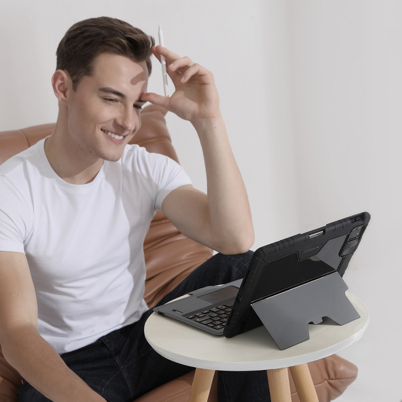 Чехол для клавиатуры Nillkin с держателем для карандашей для iPad Pro 11 дюймов для iPad 10,2 дюймов ноутбук BT Сенсорная панель чехол для клавиатуры чехол для планшета