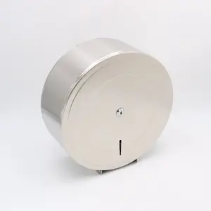 Dispensador de Papel Higiénico de Acero Inoxidable 304 de Grado Comercial, Acabado Satinado, Rollo Jumbo, Gran Capacidad para Áreas de Alto Tráfico - Product Image 1