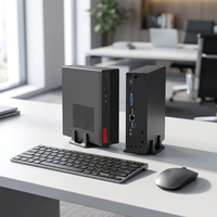 Mini PC Intel Core i3 de escritorio, montable en VESA, precio de fábrica al por mayor, personalizado OEM ODM, para laboratorio informático escolar.
