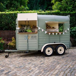 Camión de Comida Móvil Chino 2025, con Aire Acondicionado, Estilo Retro, Carrito de Comida Rápida para Asar, Remolque para Hot Dogs en Venta - Product Image 2