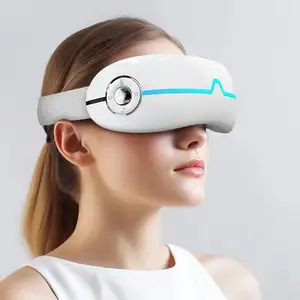 Nouveau produit 2024 populaire musique intelligente masseur pour les yeux masque Intelligent Eyeology chaleur chaude Shiatsu Relax soins des yeux masseur équipement