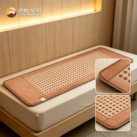 Jiwan Lejia Vente en gros de surmatelas chauffant personnalisé en pierre de lave, tapis thermique en pierre pour studio de yoga, hôtel de bien-être