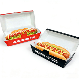 Caja de Embalaje para Hamburguesas Desechable y Rápida Personalizada, Caja Ecológica para Comida para Llevar - Product Image 3