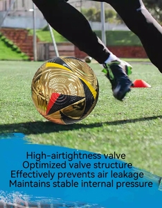 ลูกฟุต<span class=keywords><strong>บอล</strong></span>เย็บด้วยเครื่องจักร รุ่น Z-18 สำหรับฝึกซ้อม ผลิตจากหนัง PU น้ำหนักเบา ทนความร้อน ป้องกันการระเบิด สำหรับการแข่งขันฟุตบอลยูโรเปียนคัพ - Product Image 5