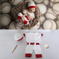 3pcs Handmade Baby Summer Aladdin Style Outfit Newborn Photography Hat Romper Jumpsuit Studio Accessory Kit