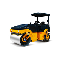 Compacteur vibrant articulé compact 50Hz, fréquence de vibration YZC3, rouleau compresseur vibrant pour petits projets de pavage en asphalte