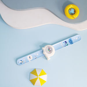 Montre à quartz Cartoon Panda pour enfants; Cadeau d'anniversaire parfait pour garçons et filles, avec bracelet en silicone et cadran - Product Image 6