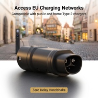 Adaptateur de charge pour véhicule électrique NACS vers Type 2 32A, Tesla vers norme européenne 250V, pour véhicule électrique ADAPTATEUR