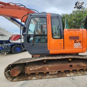 Excavadora de cadenas usada Hitachi 225, de segunda mano, marca original japonesa, 22.5 toneladas, excavadora de cadenas de tamaño mediano, excavadora usada. - Product Image 2