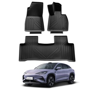 Tapis de sol 3D en <span class=keywords><strong>TPE</strong></span> disponibles pour les modèles RHD BYD Sealion 7 EV 2024 2025, inodores, antidérapants, imperméables, protection de sol intérieure - Product Image 1