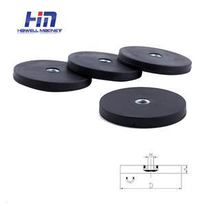 Aimant industriel en néodyme de haute qualité, super résistant, service de soudage, bande <span class=keywords><strong>magnétique</strong></span> recouverte de caoutchouc D32*6mm pour <span class=keywords><strong>plaque</strong></span> <span class=keywords><strong>d</strong></span>'<span class=keywords><strong>immatriculation</strong></span> - Product Image 4
