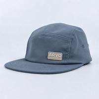 Casquette de course en nylon 5 panneaux personnalisée de haute qualité avec logo en silicone, imperméable et à séchage rapide, pour le sport et l'extérieur