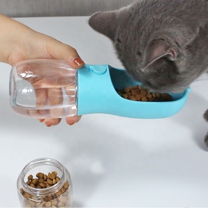 BPA ücretsiz taşınabilir özel logo 3 in 1 köpek pet kedi su şişesi - Product Image 5