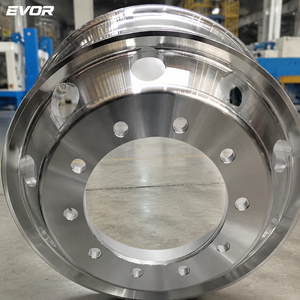 Roues EVOR 22.5x7.<span class=keywords><strong>5</strong></span> en aluminium pour camion, entraxe 10x335, moyeu 281.2, roue de camion <span class=keywords><strong>Super</strong></span> Single 22.<span class=keywords><strong>5</strong></span> - Product Image 2