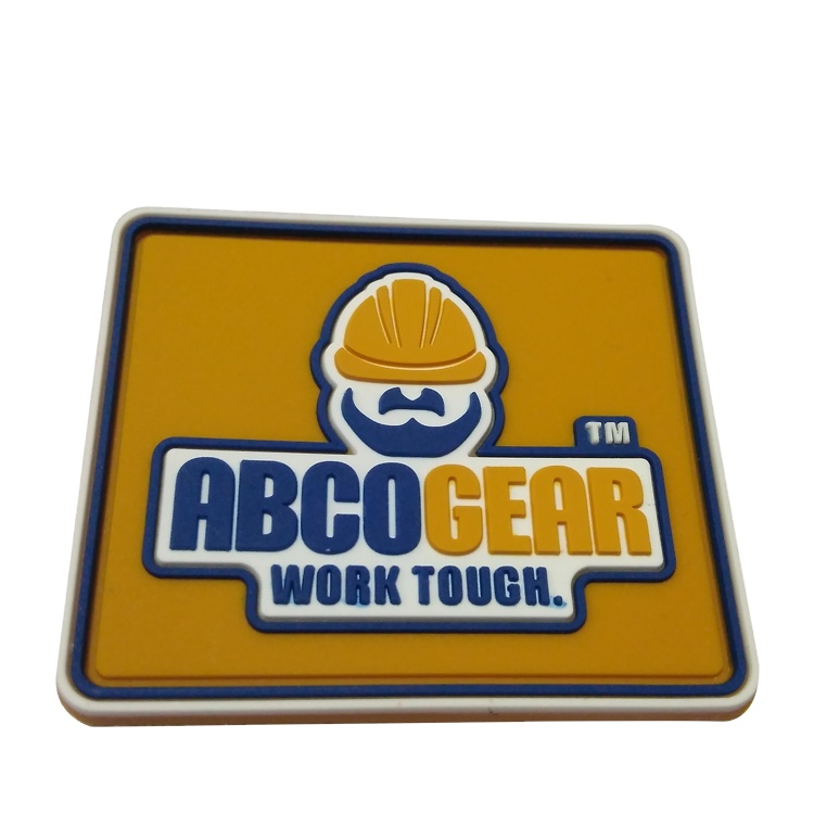 Оптовая продажа с завода, пользовательский 3d тисненый логотип, ПВХ-патч для одежды, высококачественные резиновые патчи, швейная линия для одежды