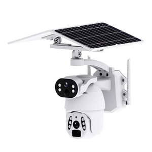Caméra de sécurité solaire domestique à double objectif 6MP avec suivi automatique PTZ, caméra réseau avec panneau solaire 12W et batterie 9600mAh - Product Image 5