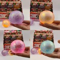 Balle Squishy de Noël en Maltose TPR Scintillante Extensible Jouet Anti-Stress Sensoriel pour Adolescents et Adultes 14+ – Coffret Cadeau