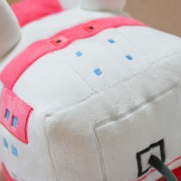 Peluche personnalisée unisexe de style pixel, robot de dessin animé en peluche douce pour enfants, cadeau, décoration de la maison