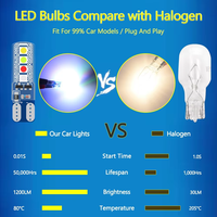 2 Stück 12V Stroboskop-LED-Lampen T10 W5W 194 168 501 8SMD 5630 Fehlerfrei Superhell Auto LKW SUV Silikagel Wasserdichte Blitzlichter
