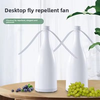 Ventilateur multifonctionnel en forme de bouteille (type bouteille de vin) anti-moustiques, usage domestique, automatique, super silencieux, en plastique
