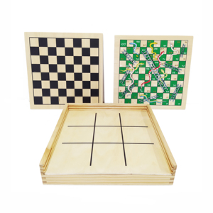 Juego de tablero de <span class=keywords><strong>ajedrez</strong></span> multifuncional de madera 7 en 1 personalizado que incluye <span class=keywords><strong>ajedrez</strong></span>, escalera de serpiente, Damas, Tic Tac Toe - Product Image 2