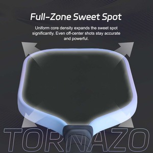 FitSpark Same Model Pro 4 Tornazo, Pala de Pickleball Portátil sin Bordes, Aprobada por la USAPA, Núcleo de Fibra de Carbono T700, 16 mm de Grosor - Product Image 3