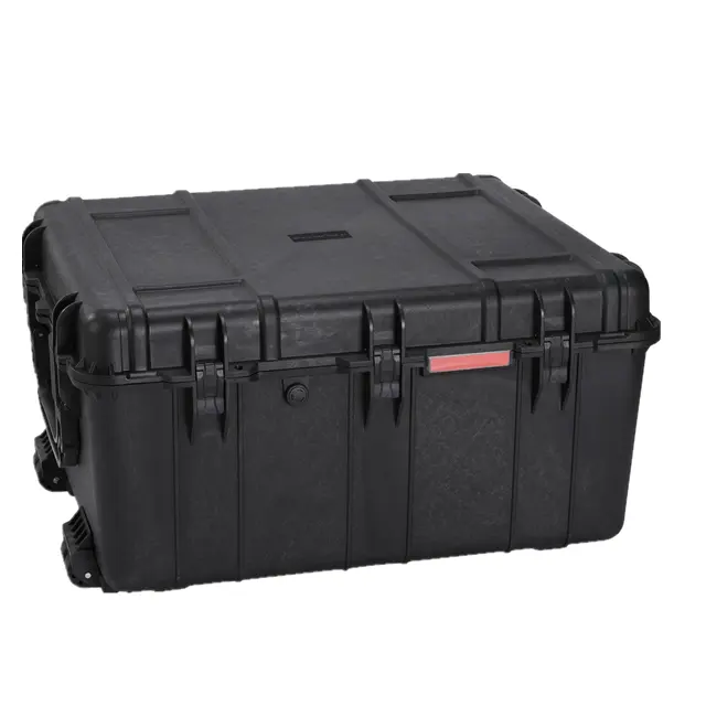 Waterproof Plastic Tool Case Large Capacity Storage Hard-shell Carrying Case with Wheels