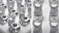 Sambungan Lengan Robot Aluminium Presisi, Konektor Artikulasi Cor Investasi untuk Otomasi Industri