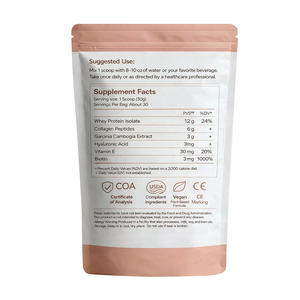 Protéine de lactosérum isolée certifiée CE COA NON-OGM ISO pour le soutien de la courbe corporelle, marque privée, services complets - Product Image 3