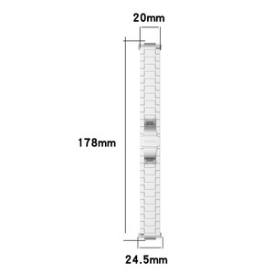 Correa <span class=keywords><strong>de</strong></span> Metal <span class=keywords><strong>de</strong></span> Acero Inoxidable para Reloj Huawei Watch Fit 3, Pulseras y Correas para Huawei Watch Fit 4 3 2 1 - Product Image 3