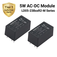 Module AC/DC compact Mornsun LD05-23B03R2-M 5W 3.3V1500mA avec isolation 4000V pour carte de circuit de capteur de maison intelligente