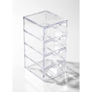 4-Tier Clear Storage <b>Drawers</b> For Skin Care Daily Use With Rice Extract All Skin Types As Shown - Product Image 1
