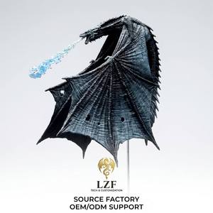 Figura <span class=keywords><strong>de</strong></span> Dragón <span class=keywords><strong>de</strong></span> <span class=keywords><strong>Hielo</strong></span> Negro <span class=keywords><strong>de</strong></span> McFarlane, Modelo Personalizado <span class=keywords><strong>de</strong></span> <span class=keywords><strong>Juego</strong></span> <span class=keywords><strong>de</strong></span> <span class=keywords><strong>Tronos</strong></span>, Adornos Móviles <span class=keywords><strong>de</strong></span> Calidad, Accesorios con Temática Animal en Caja, Nuevo - Product Image 1