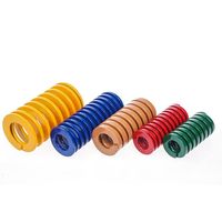 Ressort de compression en fil carré en acier allié durable, norme JIS, pour la production de moules d'injection automobile