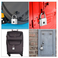 Cadenas intelligent USB à empreinte digitale, sans clé, biométrique, déverrouillage rapide par touche, en métal, étanche IP65, pour casier de gym, bagages