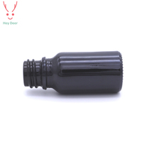 10ml Schwarze Glas-Tropfflasche mit Silberner Pipette