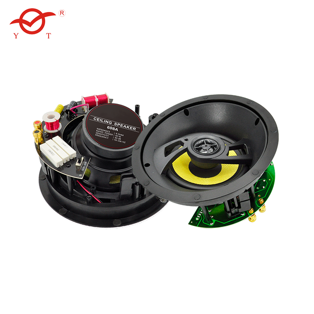 Factory Made 6inch High Standard ABS Metail Passive Ceiling Speaker
