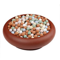 Boule de tourmaline professionnelle DD, boule en céramique, boule minérale à ions négatifs, matériau filtrant pour filtre de robinet de douche