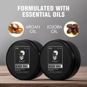 Baume à barbe personnalisé avec logo privé, soin de la peau, huile d'argan naturelle, nourrissant, hydratant, adoucissant, cire à <span class=keywords><strong>moustache</strong></span> et à barbe pour hommes - Product Image 3