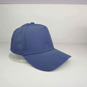 Casquettes 5 panneaux en gros avec logo personnalisé, casquette de golf perforée imperméable, casquette de baseball imperméable avec logo PVC personnalisé - Product Image 2