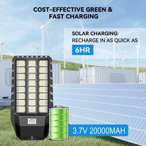 US Stock High Power LED <strong>Street</strong> <strong>Light</strong> Outdoor Commercial Solar <strong>Street</strong> <strong>Light</strong> For <strong>Wholesale</strong> Distributor Parking Lot Warehouse - Product Image 2