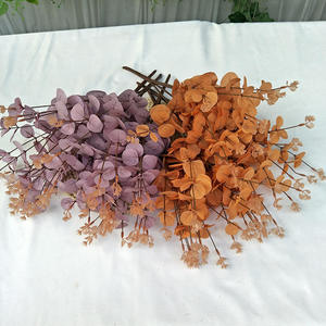 Tela de Alta Calidad con Tacto Real, Ramas de <span class=keywords><strong>Eucalipto</strong></span> Artificial, <span class=keywords><strong>Hojas</strong></span> de <span class=keywords><strong>Eucalipto</strong></span> Artificiales - Product Image 1