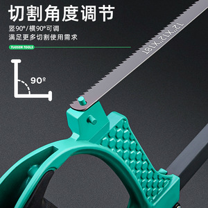 Tuosen 3 In 1 Handheld Wood <b>Saw</b> Fixed Blade 99750 Manual Logging <b>Saw</b> For DIY Woodworking - Product Image 3