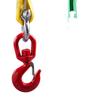 Oferta Especial: Eslinga de Elevación Ajustable de Cuatro Puntas con Cinta Plana de Poliéster y Cadena de Aleación, Certificación CE