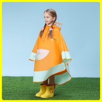 DELIA OEM Imperméable Écologique à Capuche pour Enfants Garçons et Filles, Motif Dessin Animé, en EVA, Idéal Randonnée et École