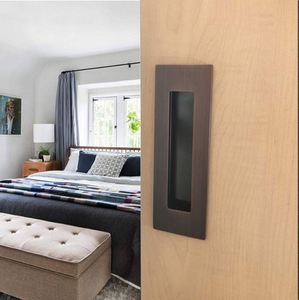 WEKIS Modern Design Antique Copper Sliding Barn <b>Door</b> Flush <b>Pull</b> <b>Handle</b> Stainless Steel Exterior Hotel/Apartment/Villa/Mall Use - Product Image 4